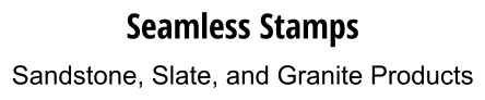 Seamless Stamps Sandstone, Slate, and Granite Products
